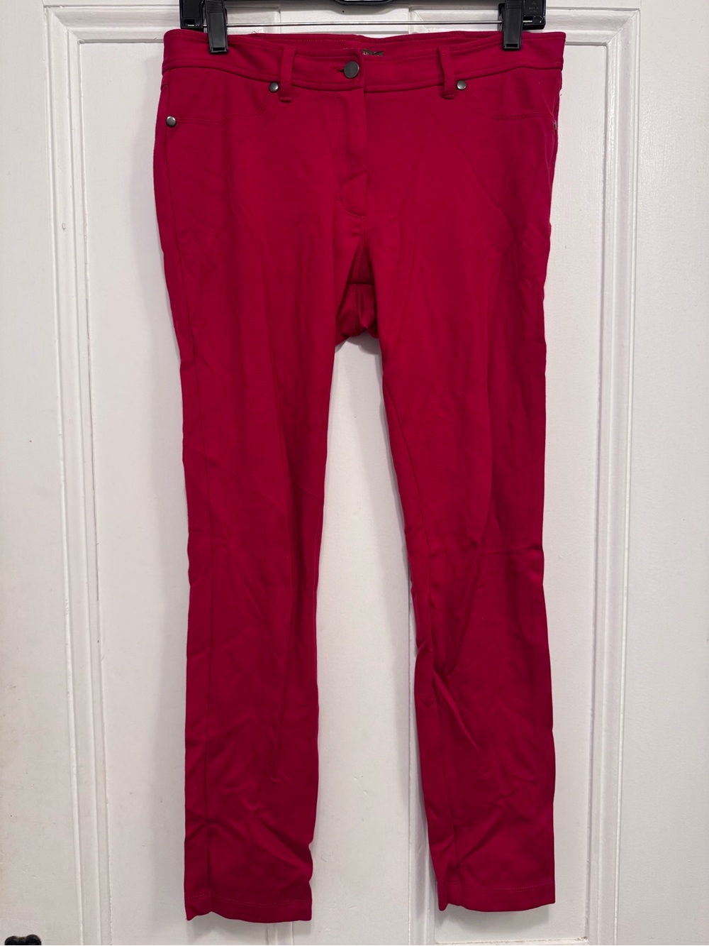J. McLaughlin Slim Fit Red Pants